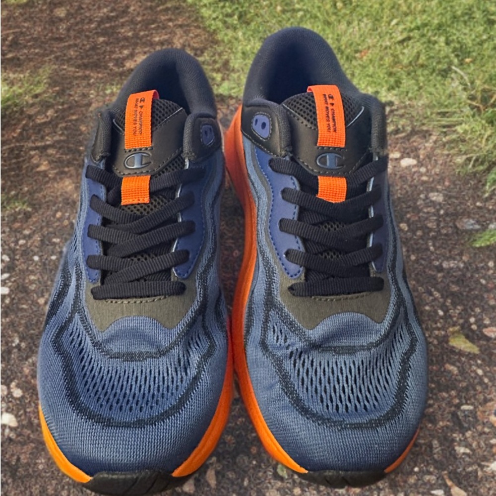 Champion Aerostride Men's Blue and Orange Running Sneakers